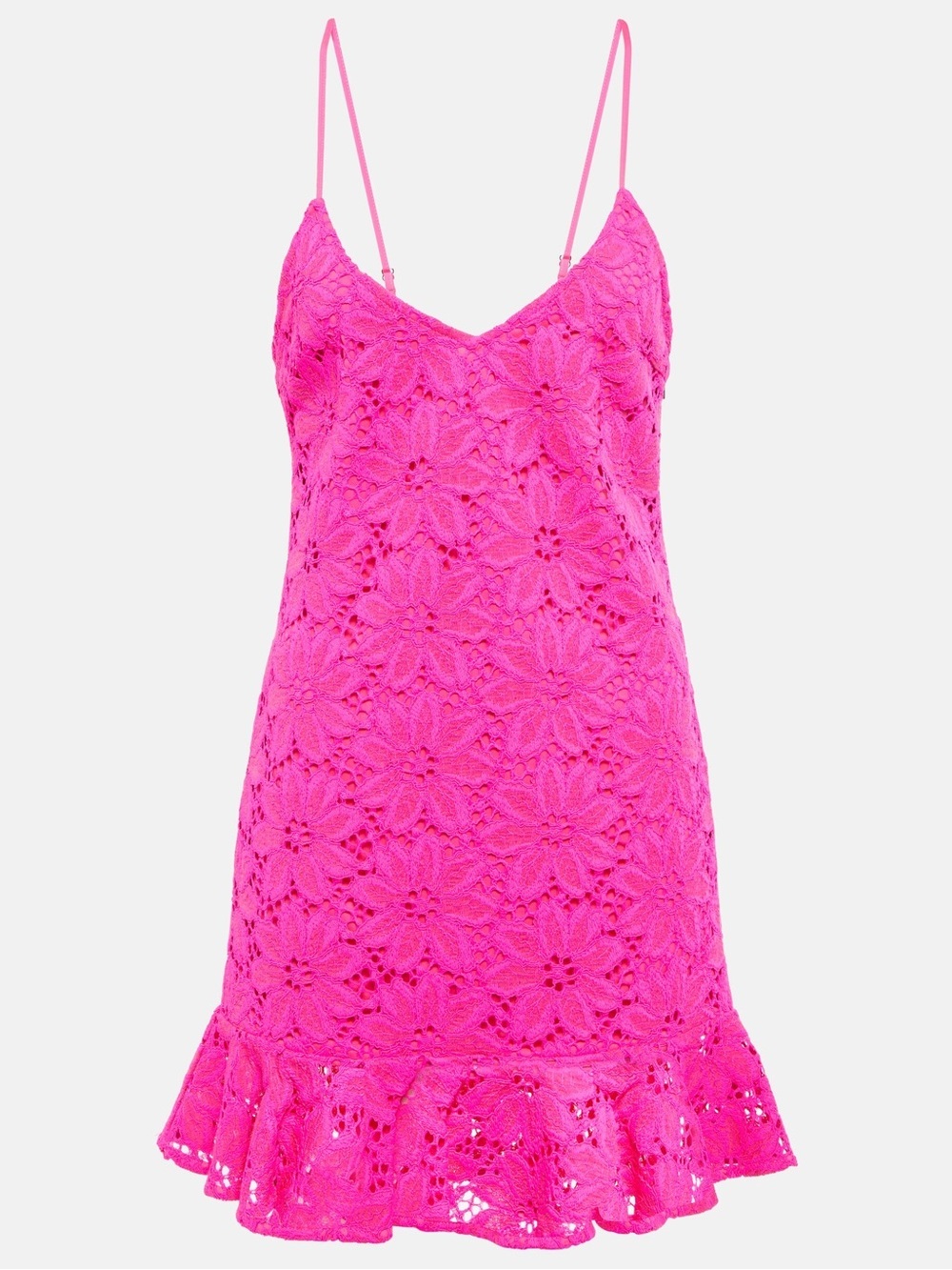 NWT ROTATE BIRGER CHRISTENSEN PINK  FLORAL LACE SLIP DRESS